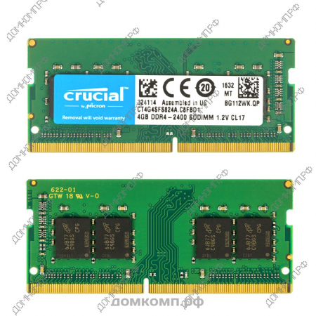 4 Гб SO-DIMM PC4-19200 Crucial [CT4G4SFS824A]